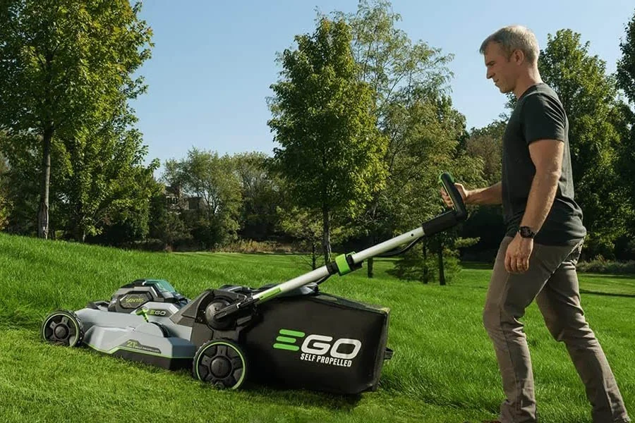 battery powered lawn mower