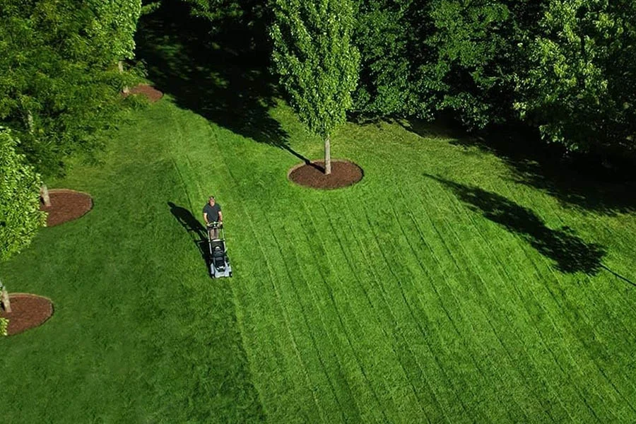 battery powered lawn mower